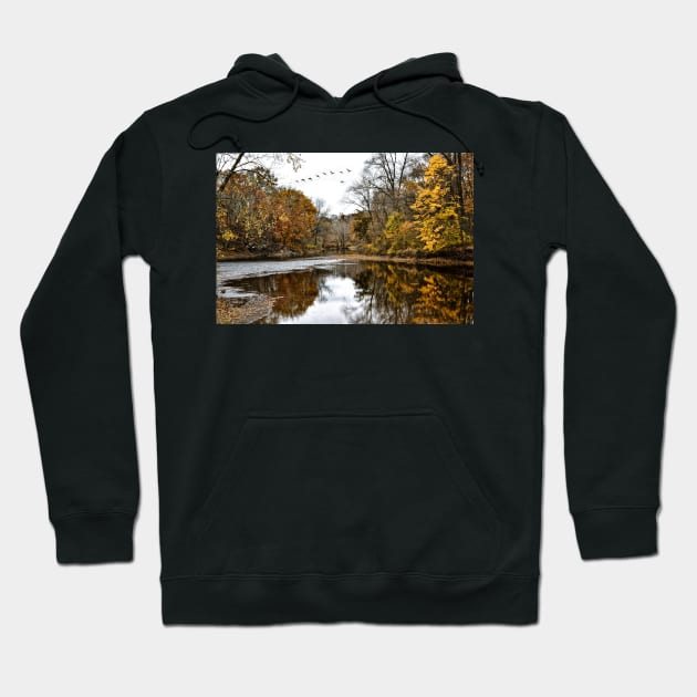 Fall At Tyler State Park Hoodie by JimDeFazioPhotography